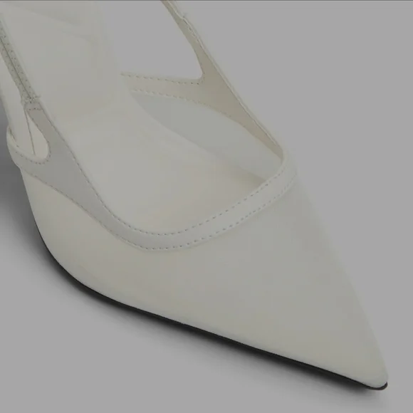 Aldo Chic Cream Slingback Heels - Picture 6 of 7